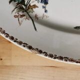 Decorative dish old earthenware