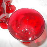 Lot 12 stemmed glasses