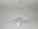 Vintage Murano lamp / swirl glass chandelier / unique hanging lamp 1980's