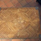 Antique marquetry game table