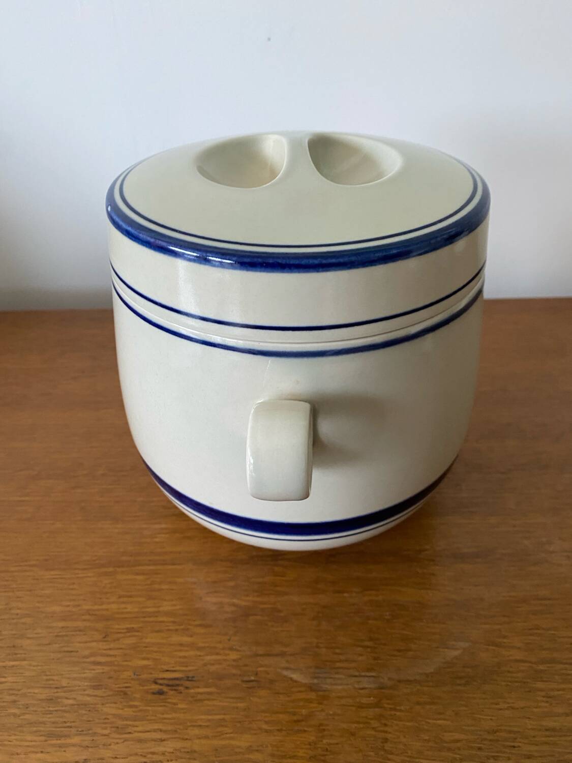 Old terrine stew roserthal ceramic pot made in germany vintage #b9