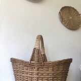 Panier osier tressé