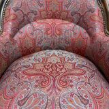 Suite de 4 fauteuils crapaud époque Napoléon III