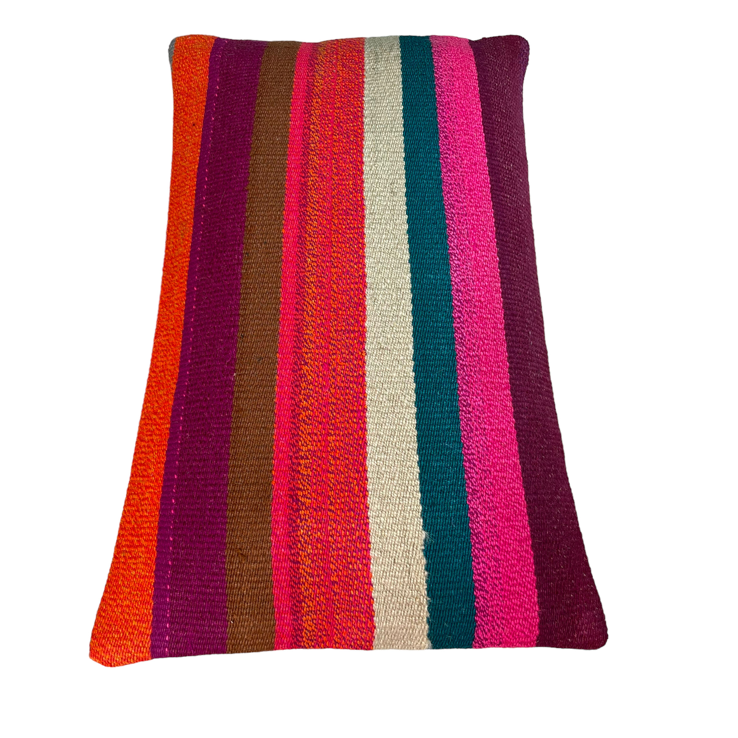 Vintage turkish handmade kilim cushion cover , 30 x 50 cm