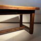 Old farmhouse table in solid oak