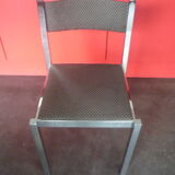 set of 6 chrome-plated rock chairs to 1960-1970