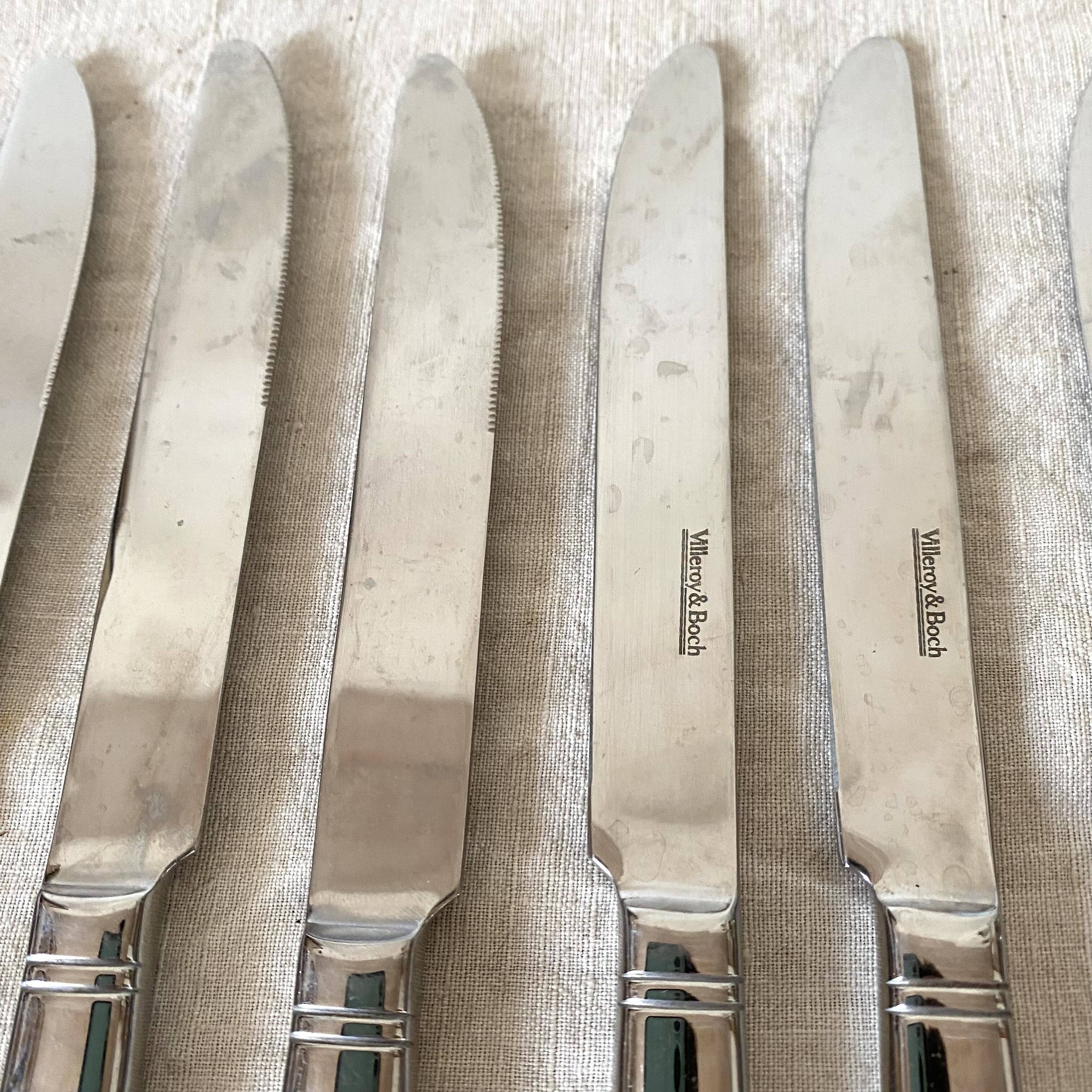 Villeroy and Boch stainless steel knives x12