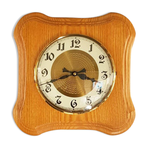 horloge en bois, chêne