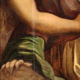 Peinture flamande ancienne sur panneau du XVIIe siècle, Bacchus et Ariane