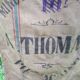Burlap sack flour mill Thomas Brittany