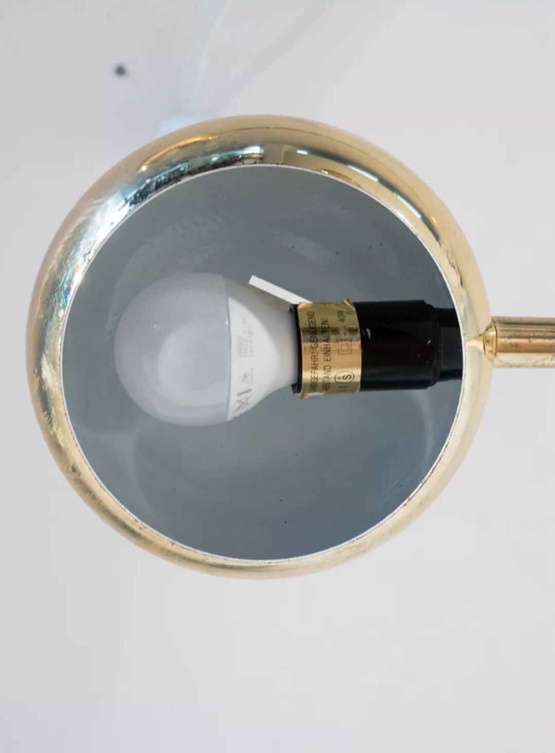 Italian 5-arm mid-century floor lamp