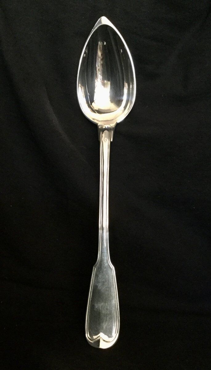 Silver stew spoon