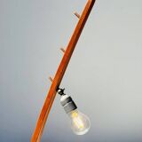 Vintage teak Dornstab floor lamp by J.T. Kalmar & A. Pöll, Austria, 1947