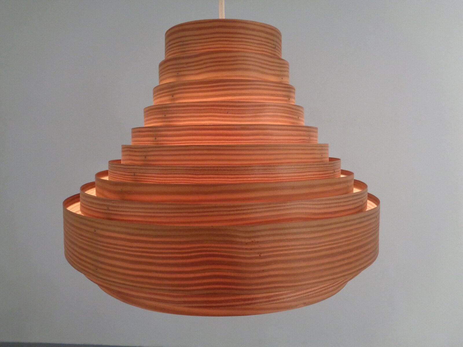 Wooden Lamella Ceiling Lamp by Hans-Agne Jakobsson for Hans-Agne Jakobsson AB Markaryd, 1960s