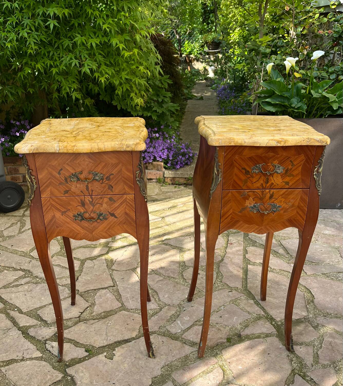 Pair of Louis XV bedside tables
