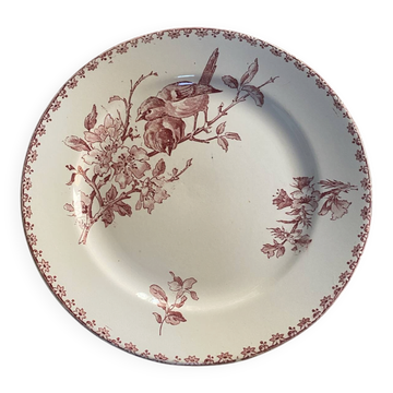 Assiette plate modèle Favori de Sarreguemines