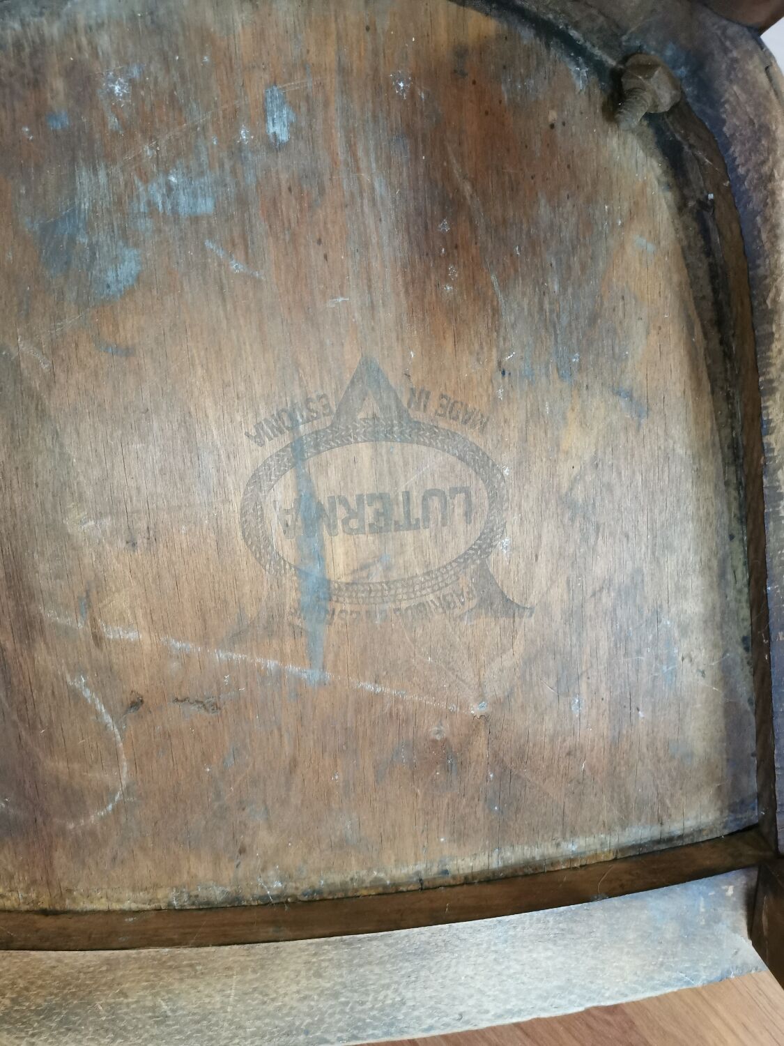 Set table and chairs bistro antique