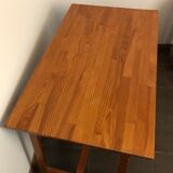 Wooden desk on trestles 1960