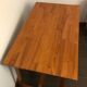 Bureau en bois sur tréteaux 1960