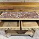 Antique sandblasted sideboard