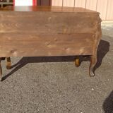 Coffin-style chest of drawers in walnut