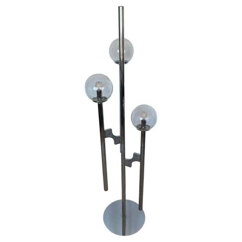 MidCentury Floor Lamp, Gaetano Sciolari, Italy, 1970s