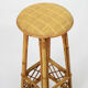 4 vintage rattan bar stools