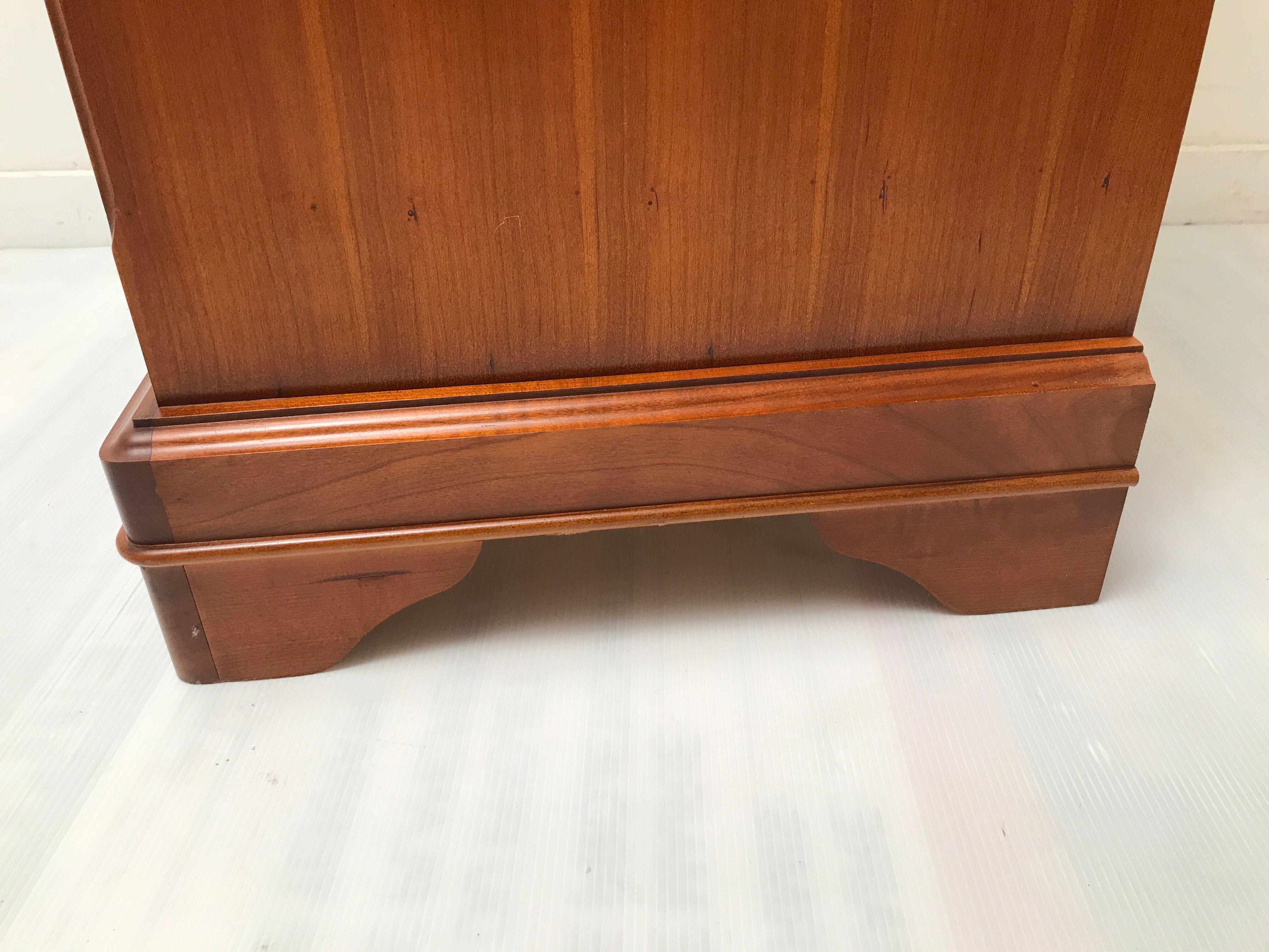 Louis Philippe style curtain binder cabinet