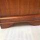 Louis Philippe style curtain binder cabinet