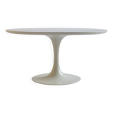 1960s White Tulip Coffee Table by Maurice Burke for Arkana 75
