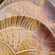 Service of 12 fish barbotine plates – antique faience from Sarreguemines