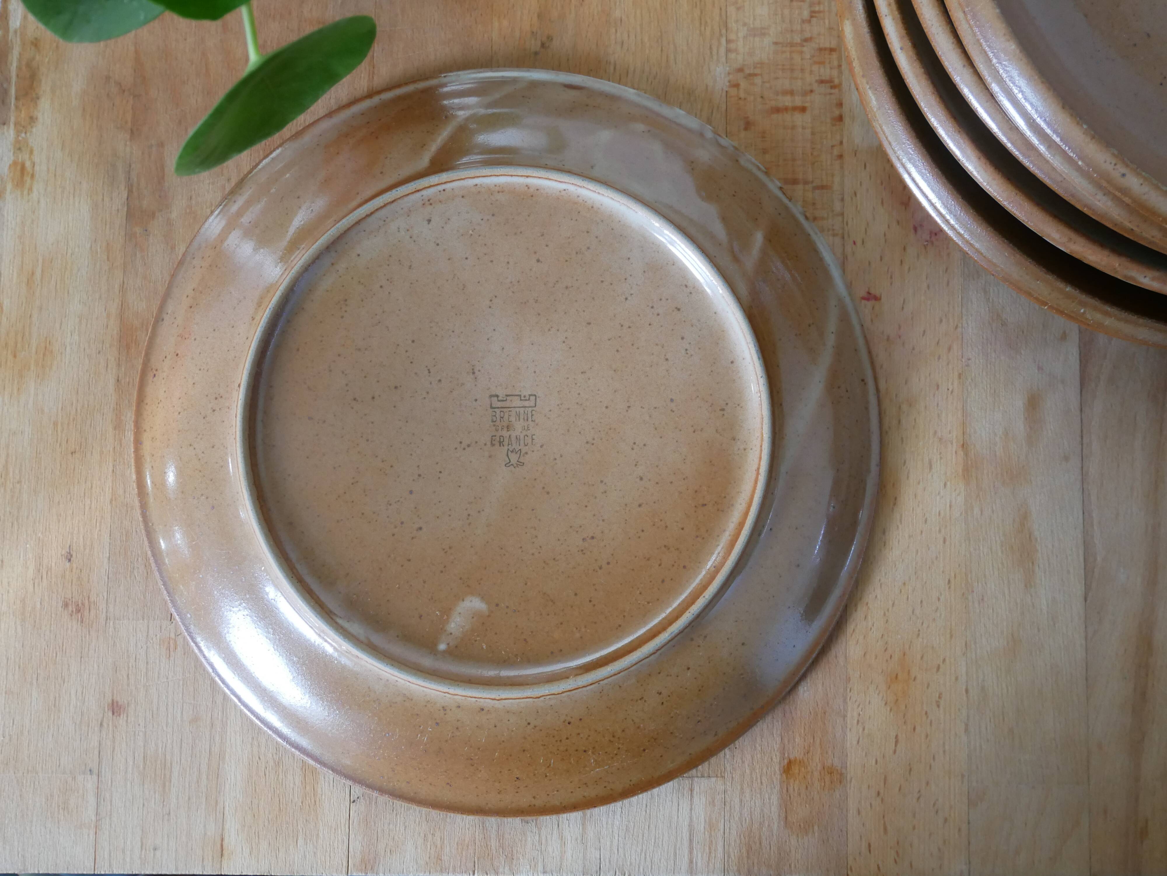 Lot of 7 Brenne sandstone plates