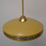 1970s Space Age Metal Pendant by LUDIB Bratislava