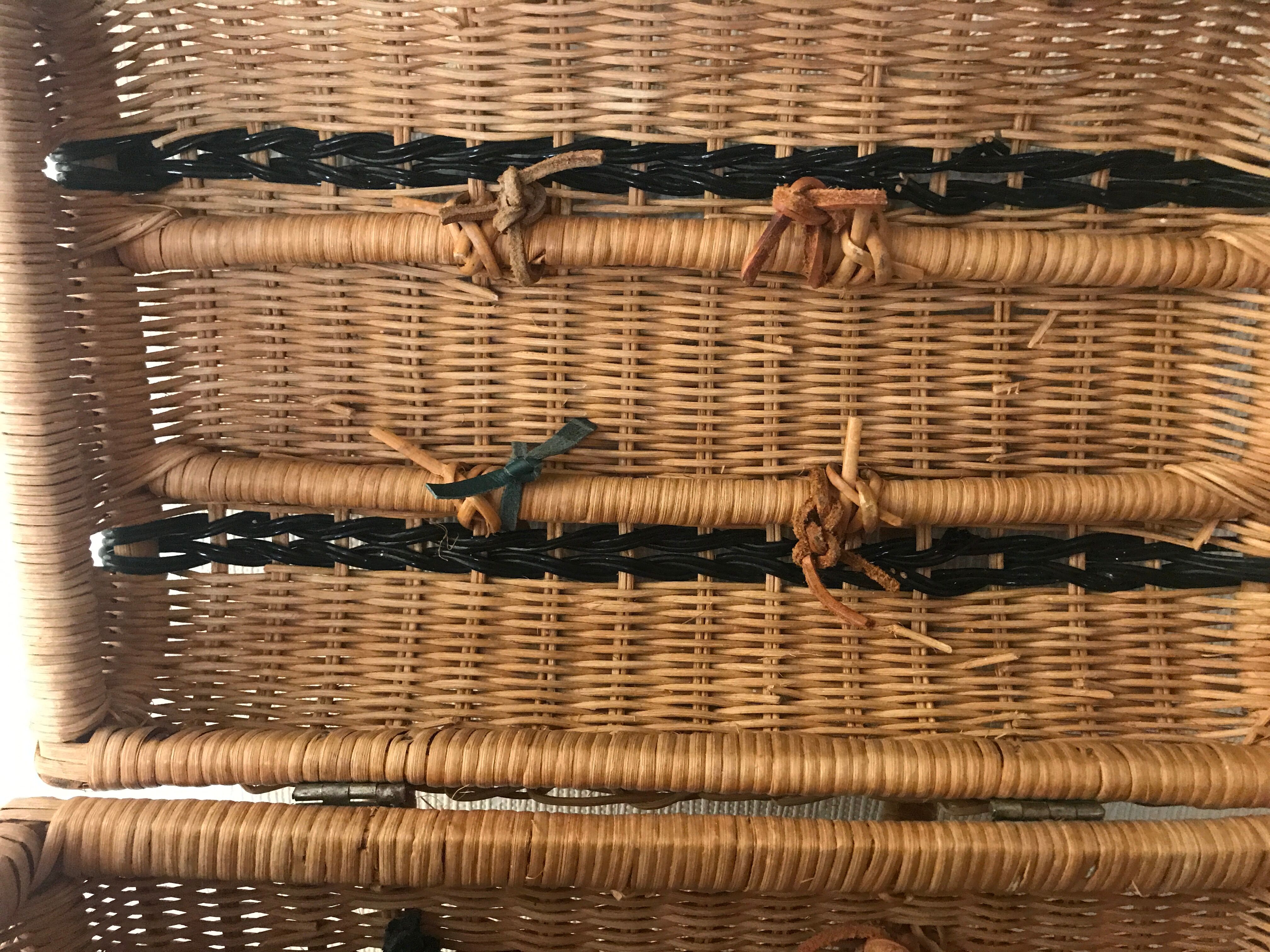 Rattan wicker case