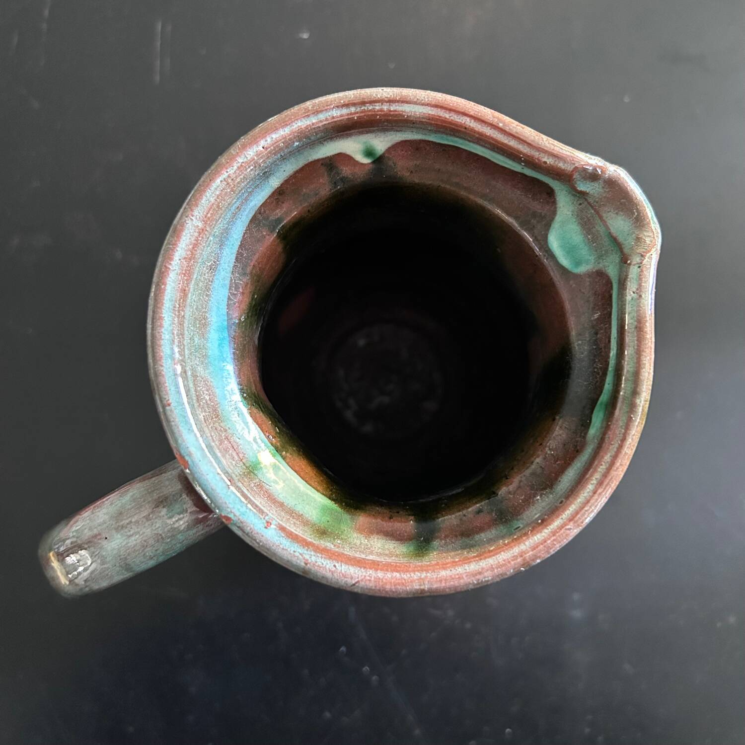 Pottery pitcher from Meyssac in Limousin