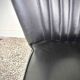 Pair of vintage club armchairs in black leatherette – 1950s