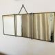 Triptych barber mirror 53x22cm
