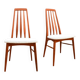 Set of 2 teak chairs by Niels Koefoed