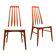 Set of 2 teak chairs by Niels Koefoed