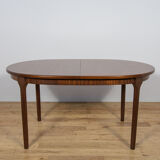 Mid-century teak oval extendable dining table from McIntosh, United Kingdom, 1960s