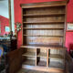 Pair of large oak bookshelves in louis-philippe style