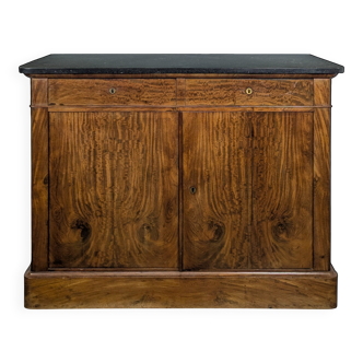 Louis Philippe two-door buffet in flame mahogany.
