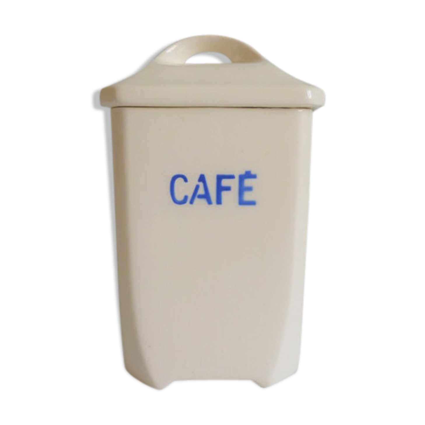 Pot café décor blue porcelaine Bandonviller