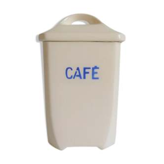 Pot café décor blue porcelaine Bandonviller