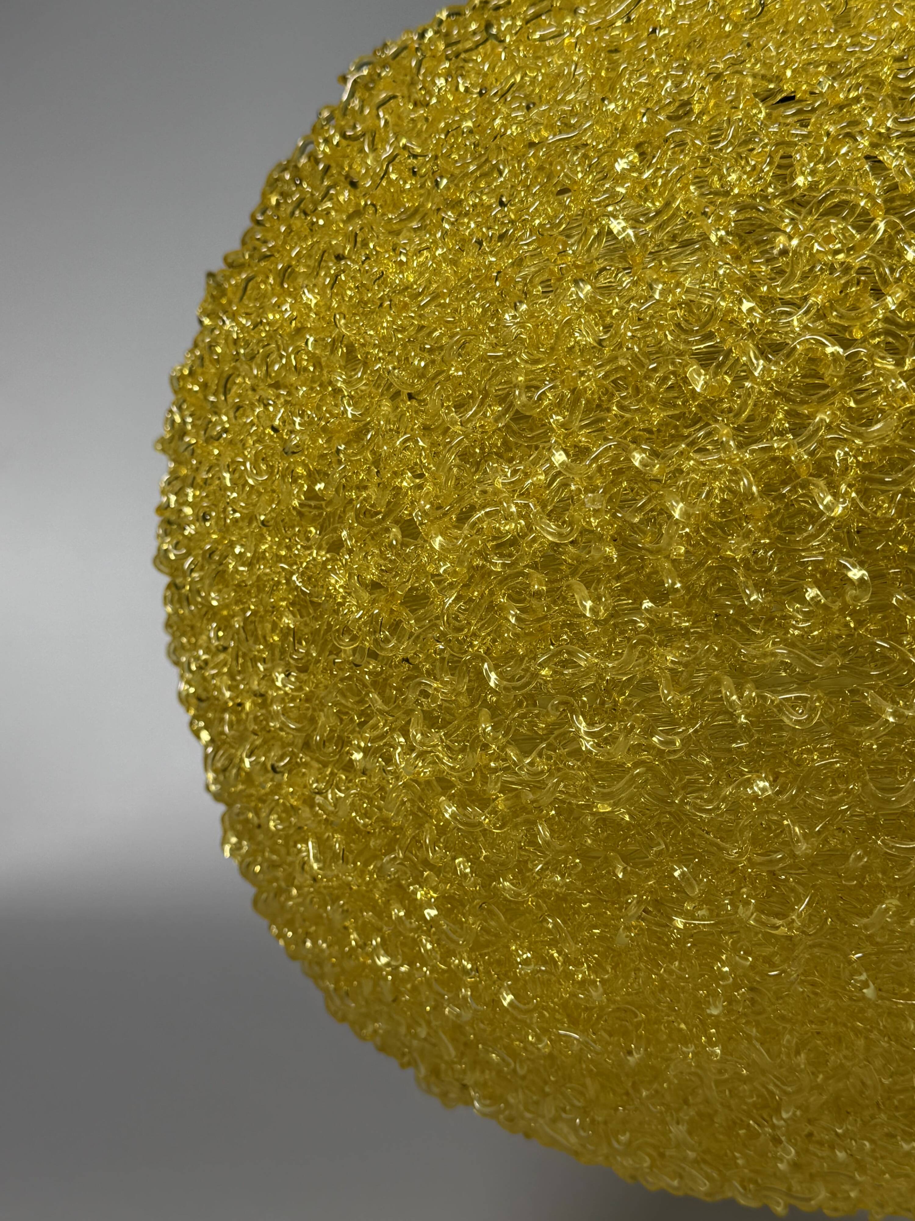 1960s/70s Ceiling Lamp  Globe Lamp Acrylic Plastic "Spaghetti" Style