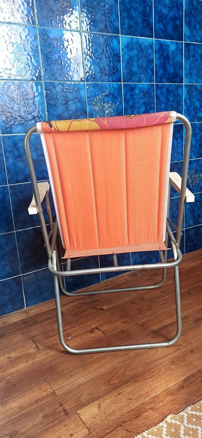 Vintage camping folding chair