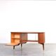 Mid-Century Organic Teak Desk from Sola Møbler, 1960s.