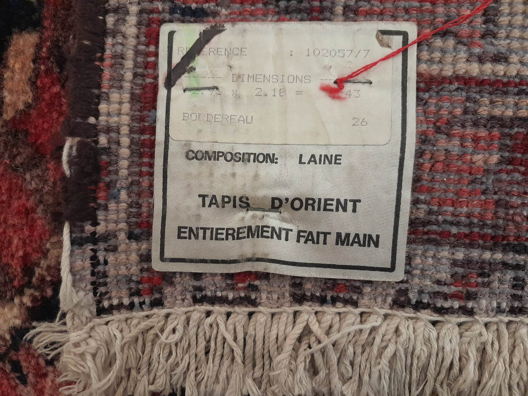 Handmade Persian Bachtiar rug 295x218cm
