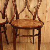 Paire de chaises bistrot n°19 Fischel