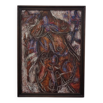 Uljnov, Movement, 1995, Oil on Canvas
